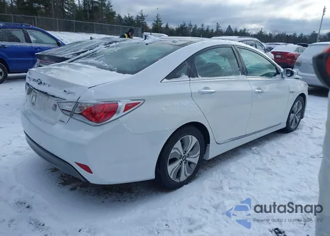 2015 Hyundai Sonata Hybrid Limited z USA, uszkodzony, nr VIN KMHEC4A40FA136889